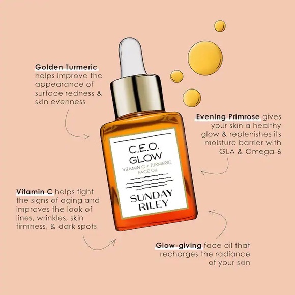 Sunday Riley C.E.O. Glow Vitamin C + Turmeric Face Oil - Picture 2 of 2